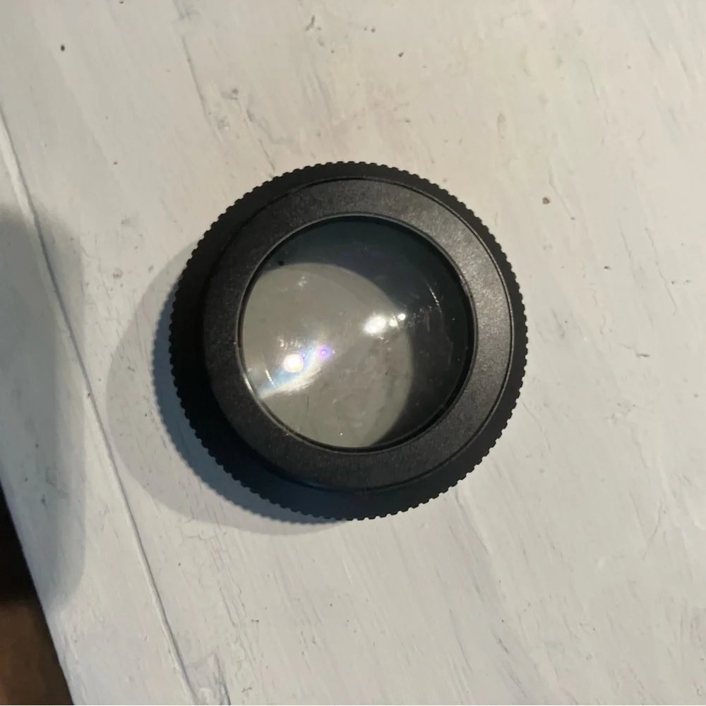 Black Circular Lens Filter